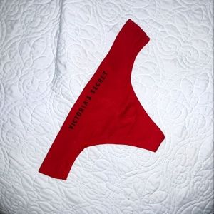 Victoria's Secret Sexy Hot Candy Red Thong Panty